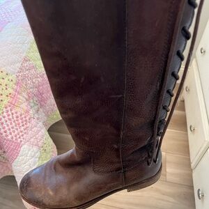 Bed Stu Brown Heeled Boots